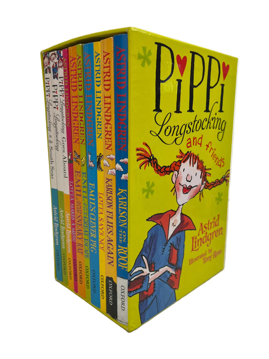 Pippi Longstocking And Friends Astrid Lindgren Children's Book Set (Pre-Loved)