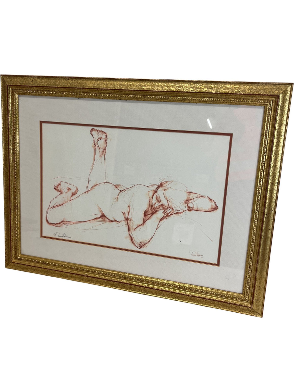 David Fisher Fine Art Sketch Drawings Framed Artwork (Pre-Loved)