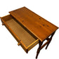 Vintage Pine Style Console Table with Drawer & Turned Legs 90cm (Pre-Loved)