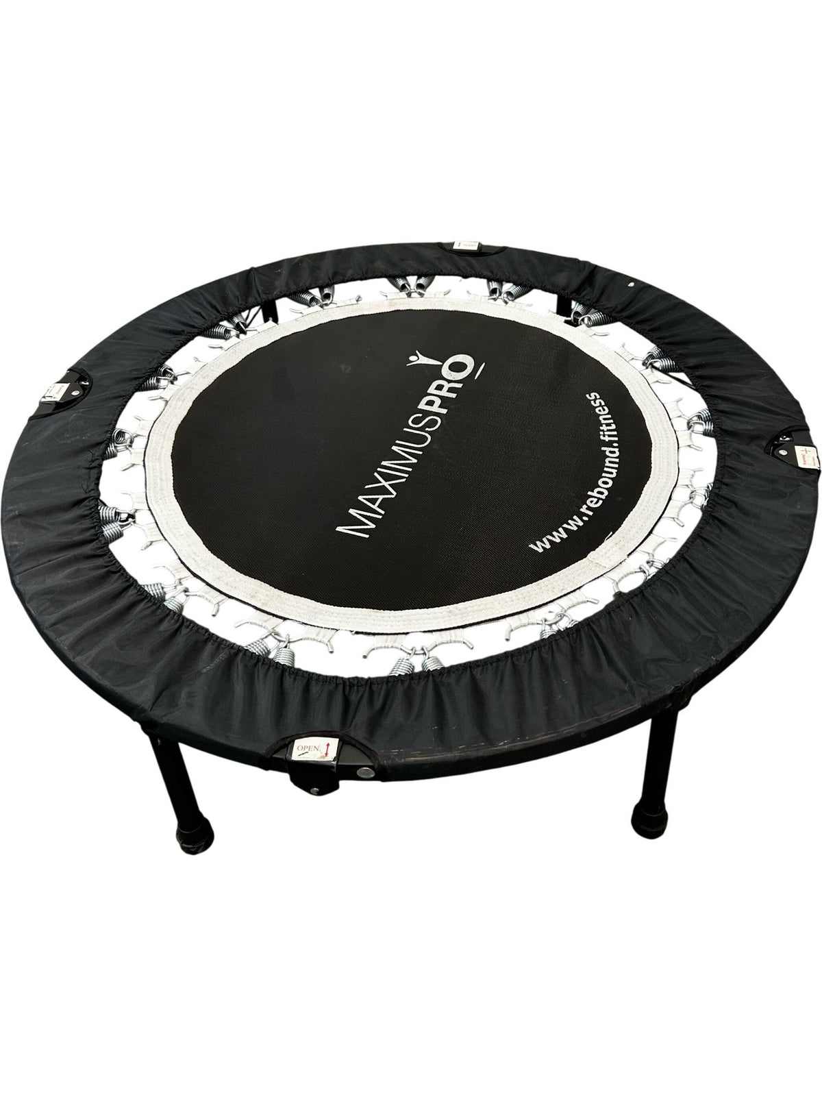 Maximus Pro Folding Fitness Rebounder Mini Trampoline Black (Pre-Loved)