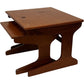 Mid Century Nesting Tables Set Solid Teak Style (Pre-Loved)