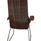 Brown Woven Modern Armchair (Pre-Loved)