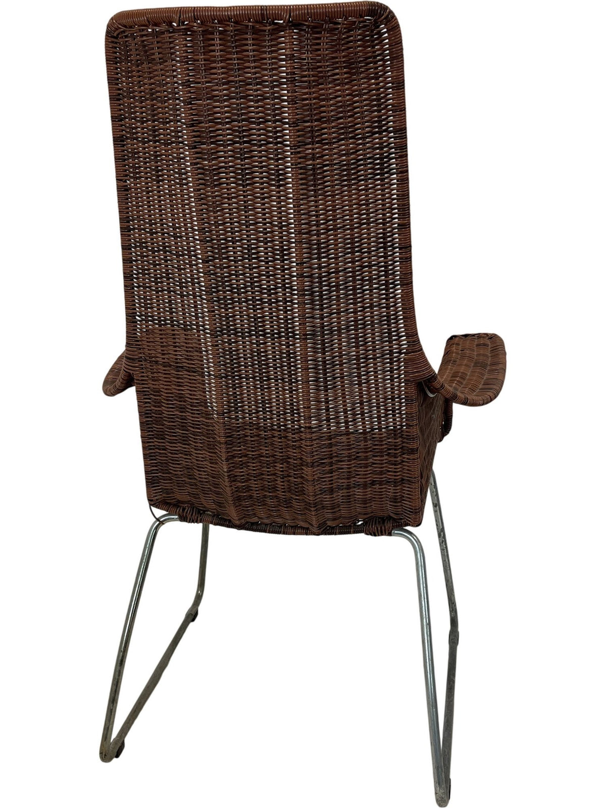 Brown Woven Modern Armchair (Pre-Loved)