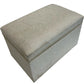 Upholstered Filing Ottoman with Hanging File Storage (Pre-Loved)