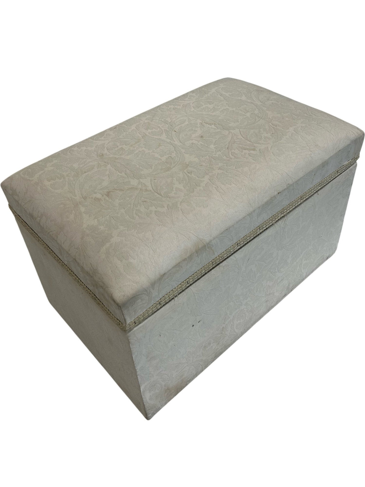 Upholstered Filing Ottoman with Hanging File Storage (Pre-Loved)