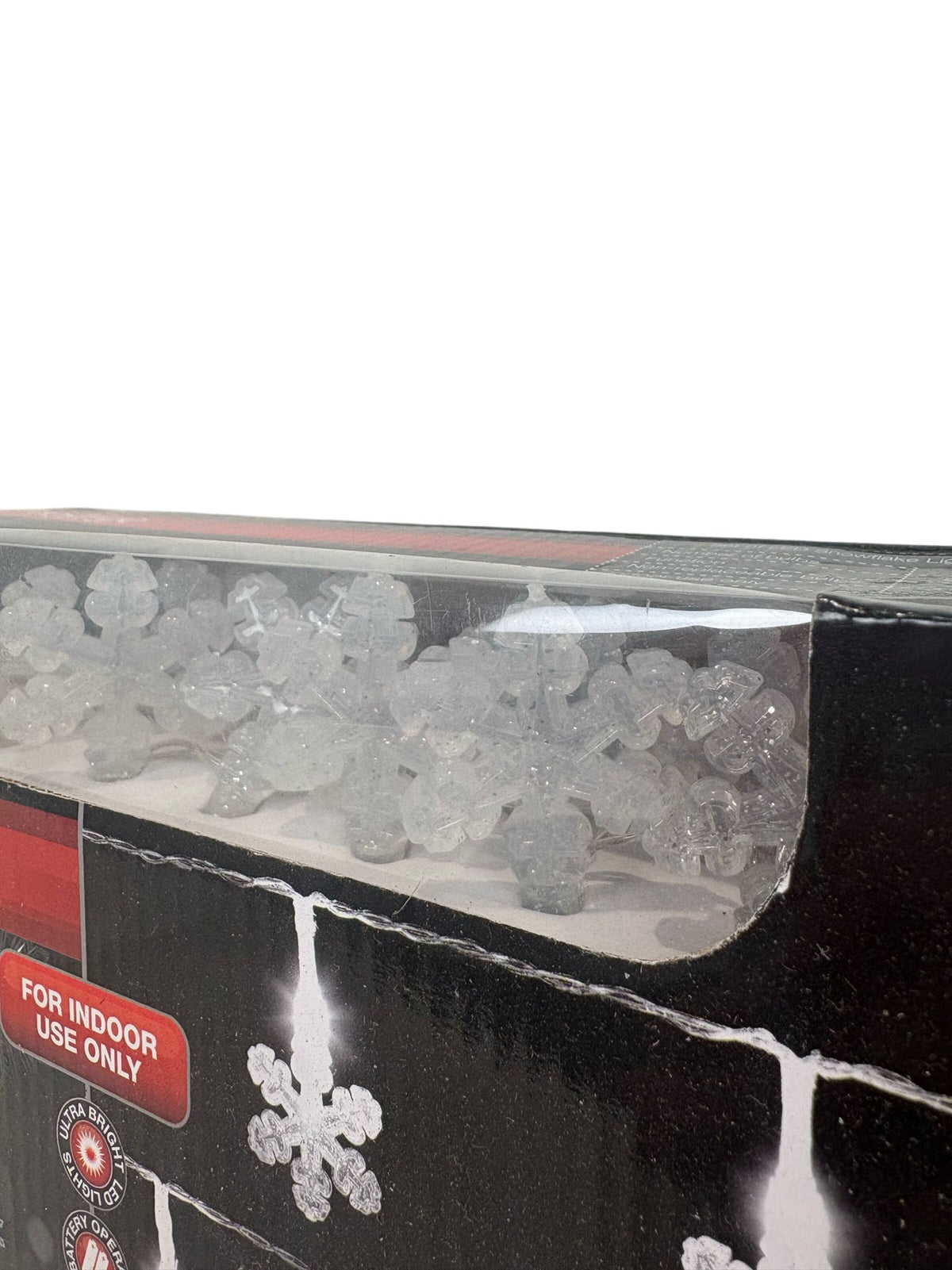 Prestige White LED Snowflake Lights 40 Battery Operated (Unused)