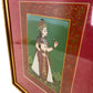 Pair of Framed Indian Miniature Paintings in Gold Frames (Pre-Loved)