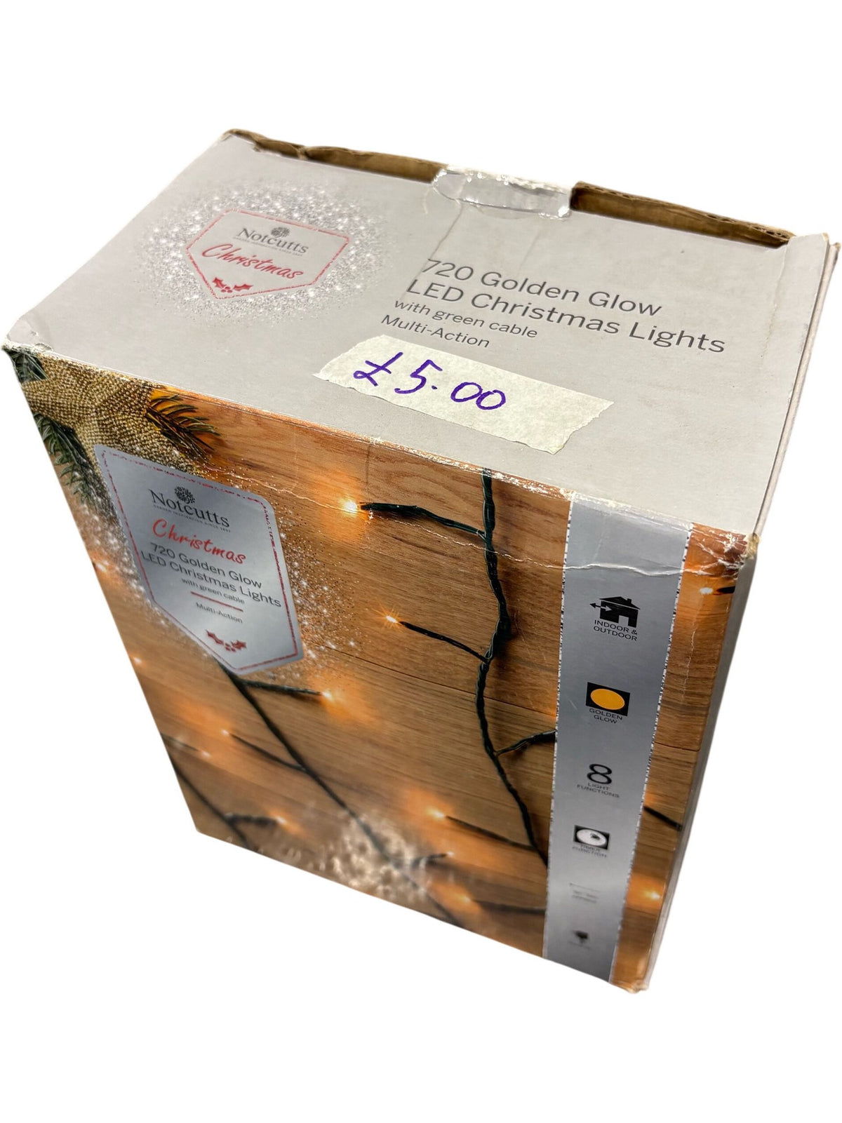 Notcutts LED Christmas Lights 720 Golden Glow