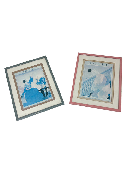 Vintage-Style Vogue Cover Framed Picture (Pre-Loved)