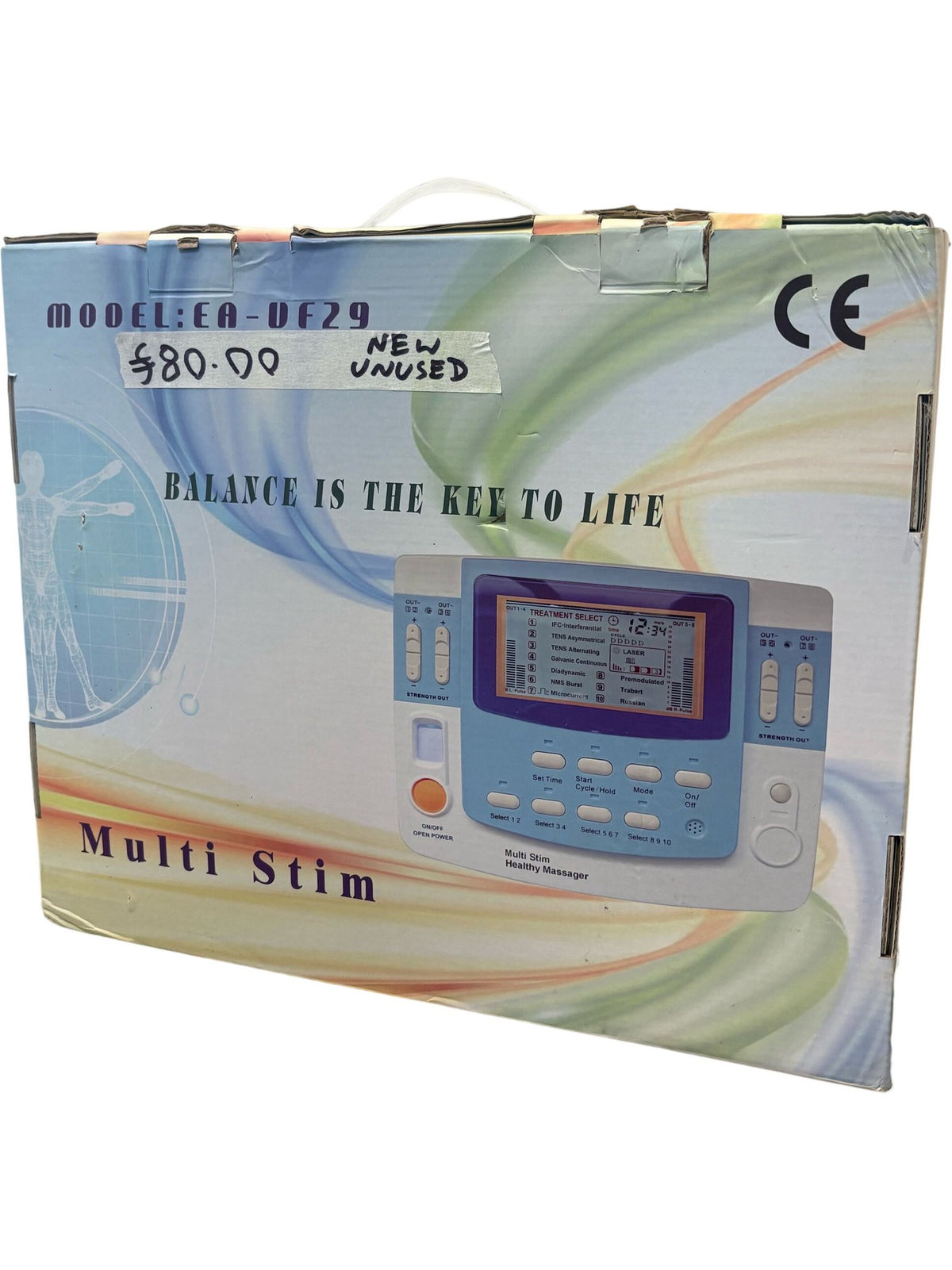 UCR Multi Stim EA-VF29 Electrical Muscle Stimulator (Unused)