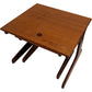Mid Century Nesting Tables Set Solid Teak Style (Pre-Loved)