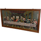 Vintage Framed Tapestry Needlepoint Woven Last Supper Art (Pre-Loved)