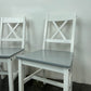 White/Grey Wooden Chairs (Pre-loved)