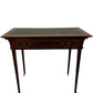 Vintage Style Inlaid Writing Desk with Leather-Effect Top & Drawer (Pre-Loved)