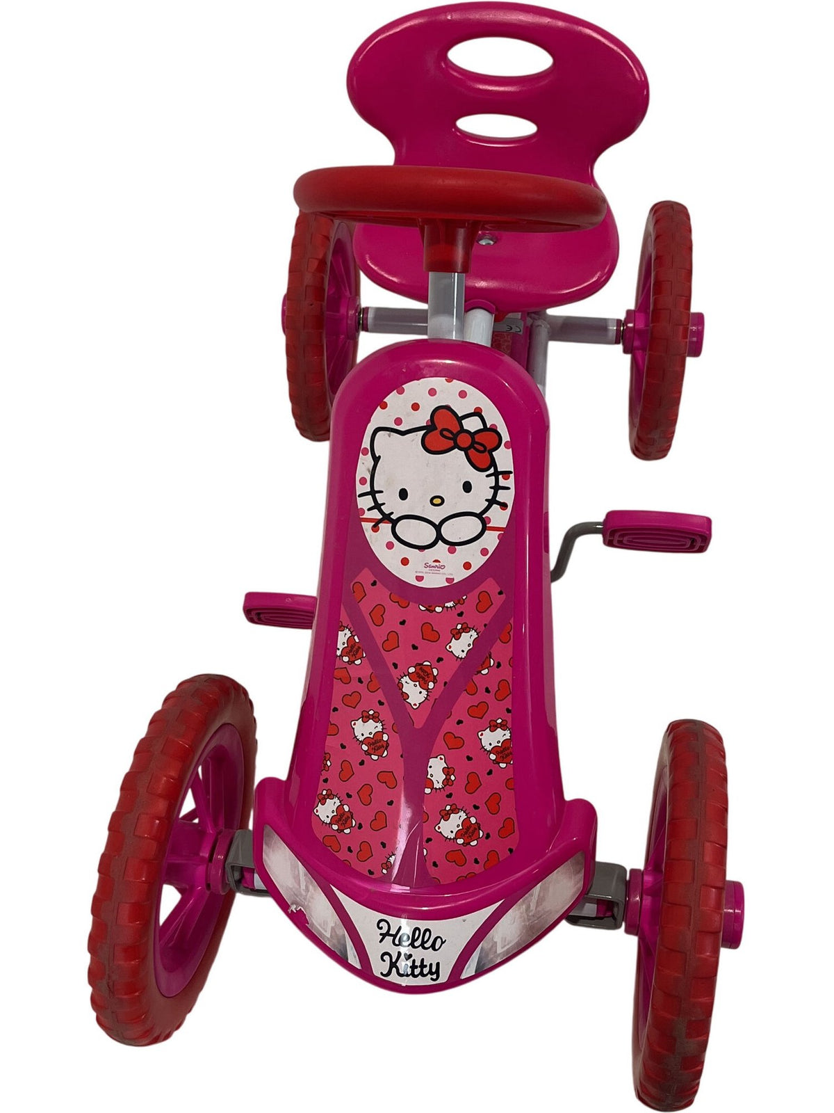 Hello Kitty Go Kart Pedal Pink Kids Ride-On (Pre-Loved)