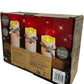 B&M Cinnamon Scent Flameless LED Candles Set of 3 (Pre-Loved)