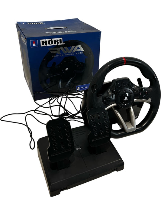 HORI Racing Wheel Apex RWA Steering Wheel & Pedals PS4/PS3 (Pre-Loved)