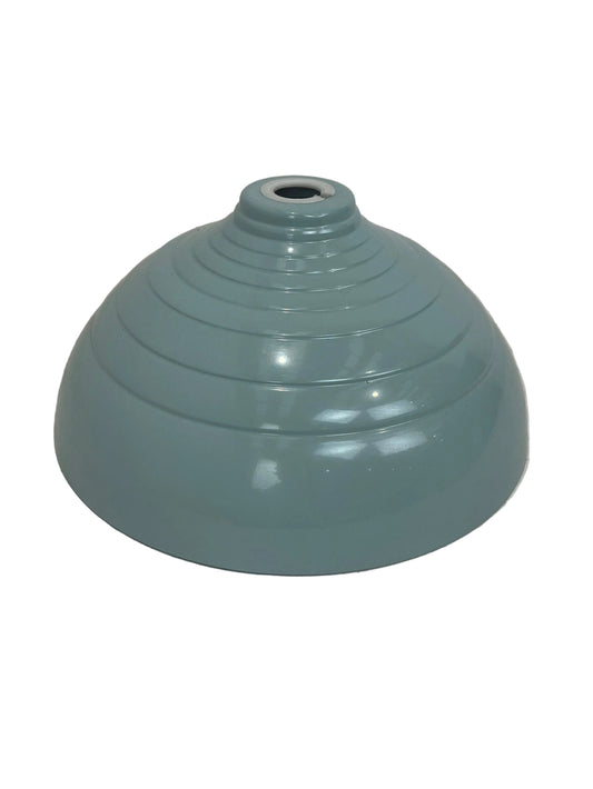 Industrial Duck Egg Blue Metal Pendant Lampshade (Pre-Loved)