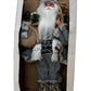 Santa Claus Christmas Figurine Grey 45cm (Pre-Loved)