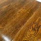 Vintage Drop Leaf Dining Table Oak Finish Foldable Turned Legs (Pre-Loved)