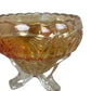 Vintage Marigold Carnival Glass Vase (Pre-Loved)