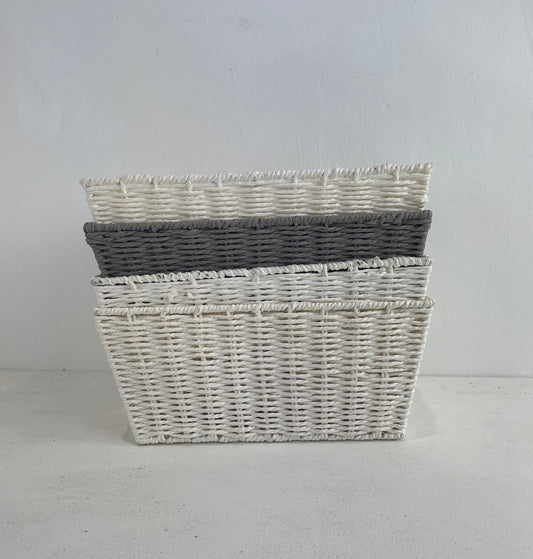 George Home Rope Baskets X4 (New)