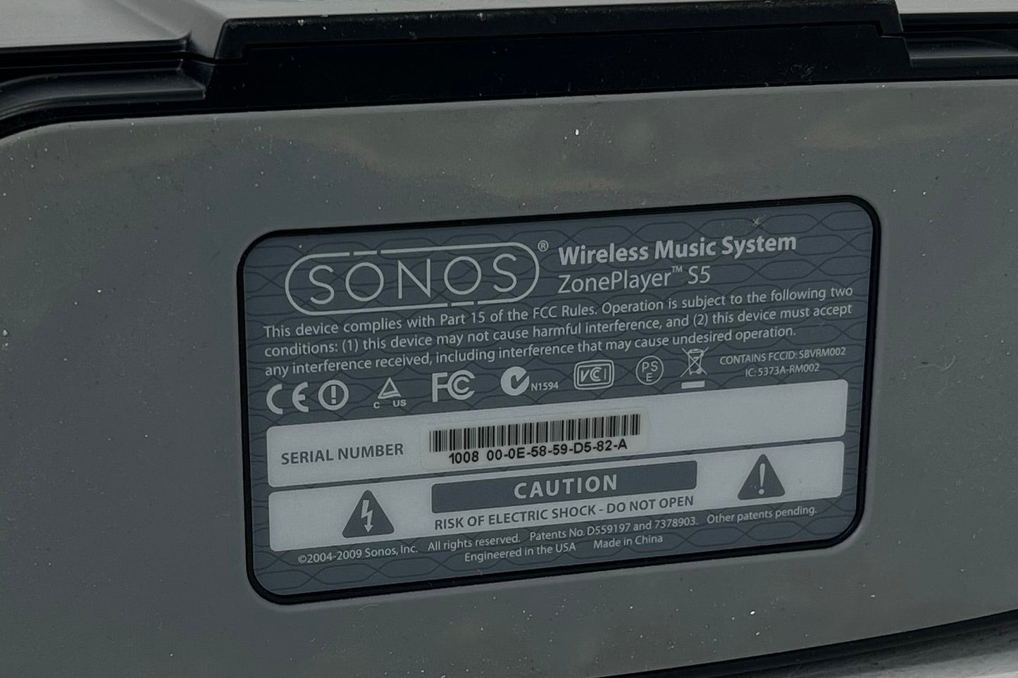 Sonos ZonePlayer S5 Wireless Music System (Pre-Loved)