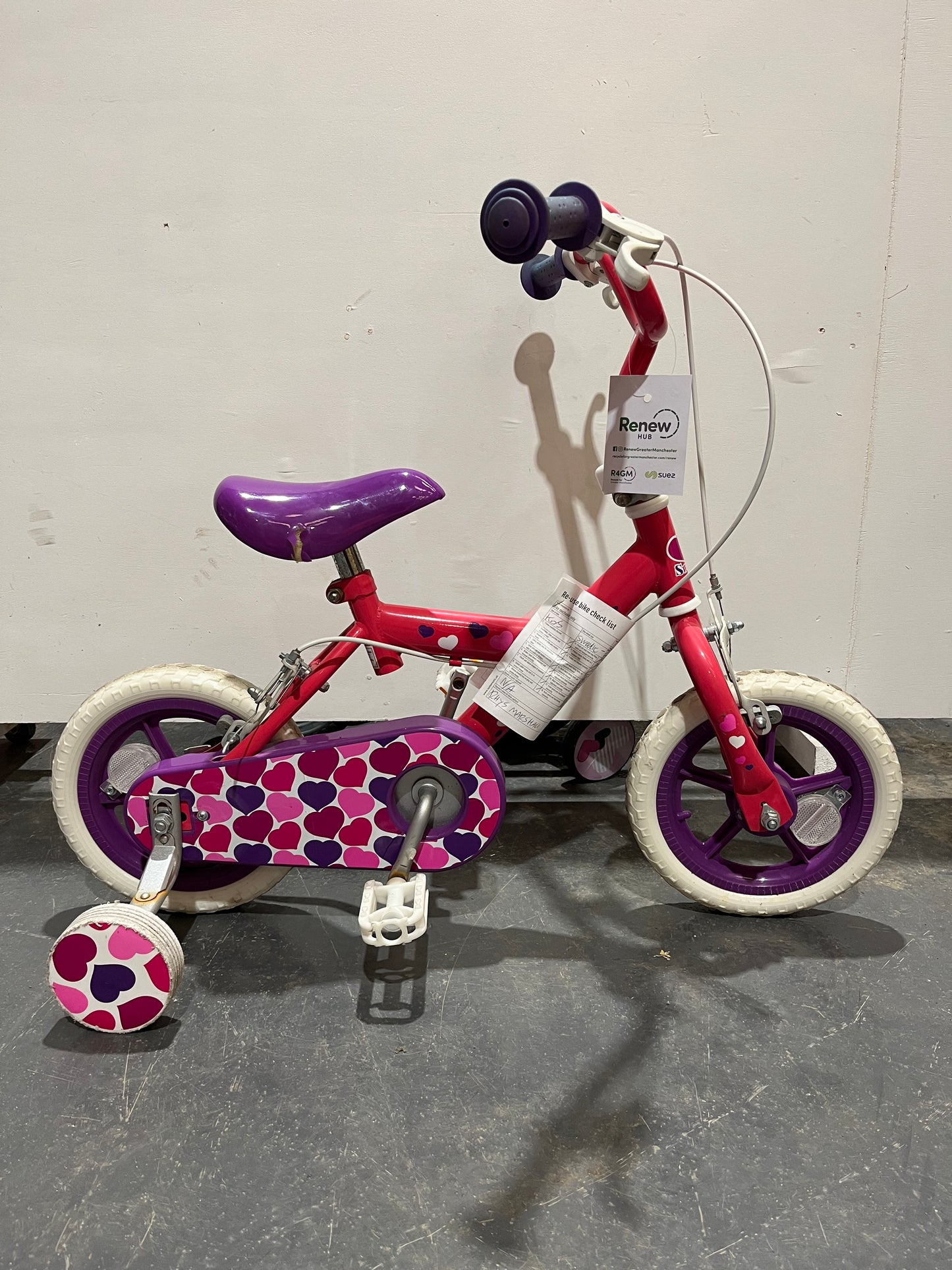 Sweetie Pink 12” Children’s Bike (Pre-Loved)