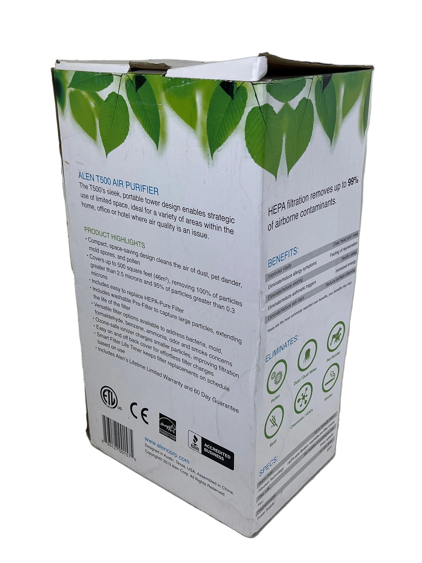 Alen T500 Air Purifier (New)
