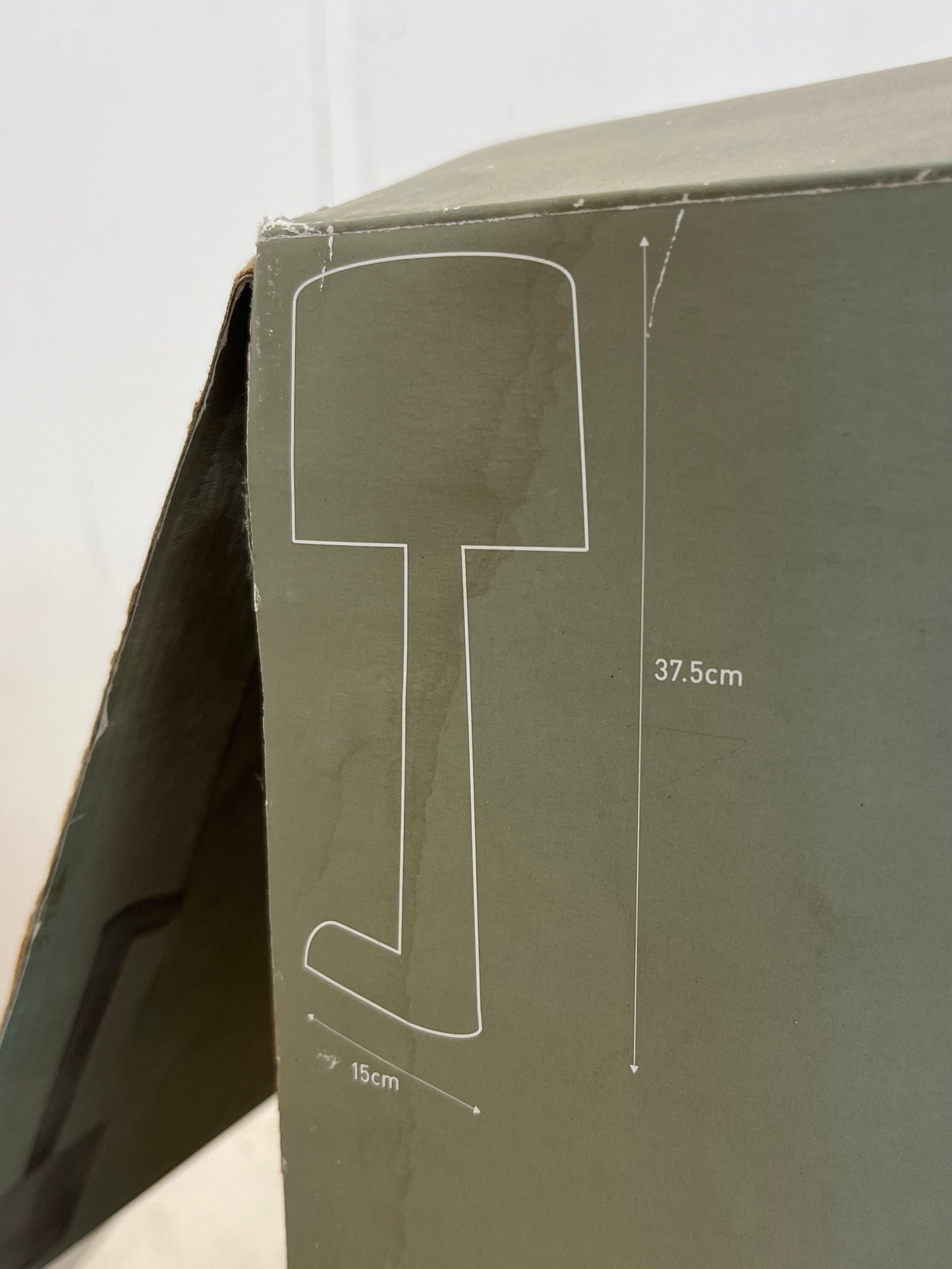 Habitat Wood And Glass Wall Light (Unused)