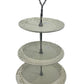 Casa Damani Ceramic Three Tier Cake Stand (Pre-Loved)