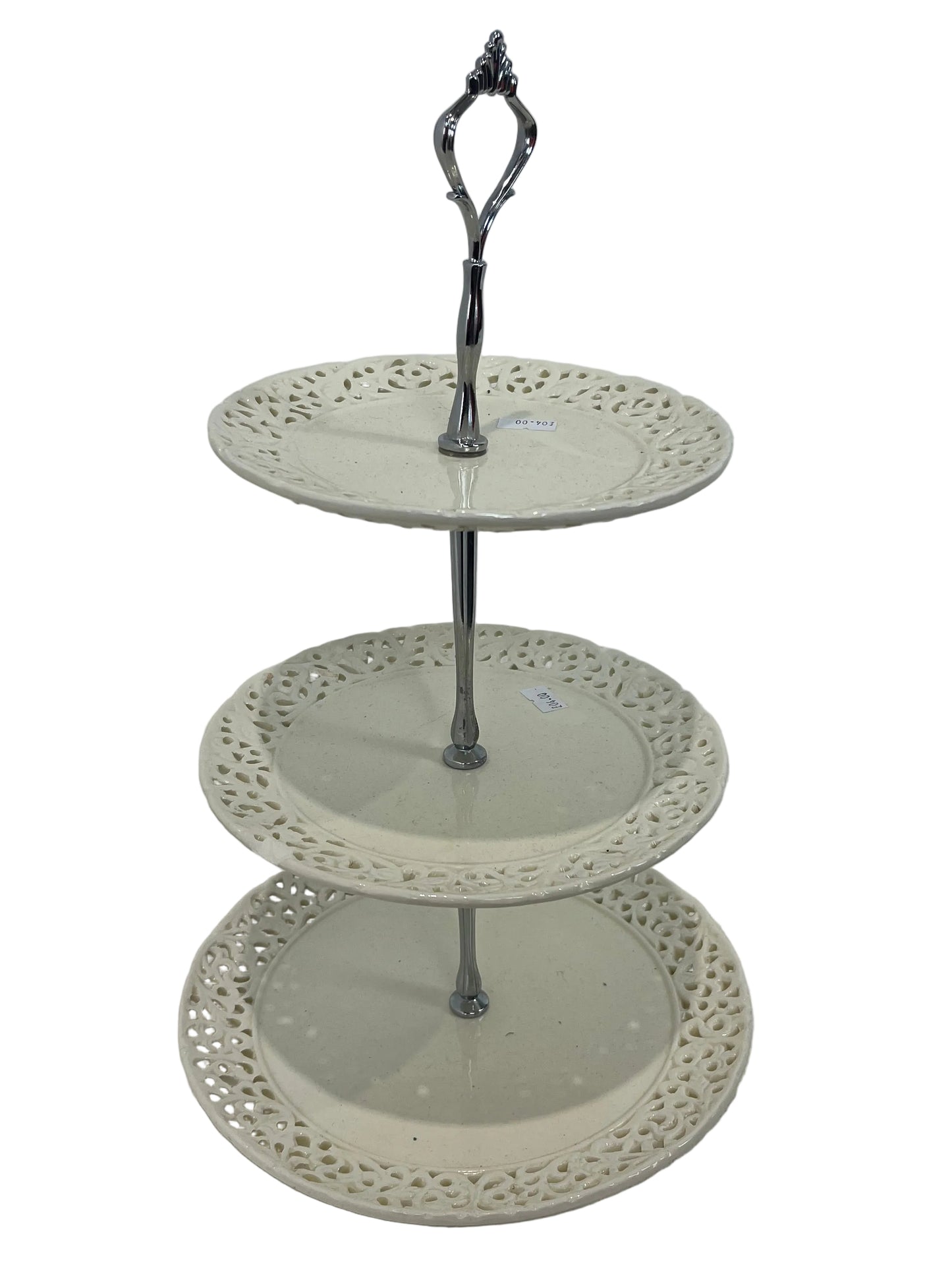 Casa Damani Ceramic Three Tier Cake Stand (Pre-Loved)