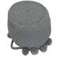 Light Grey Woven Fabric Storage Basket (Pre-Loved)