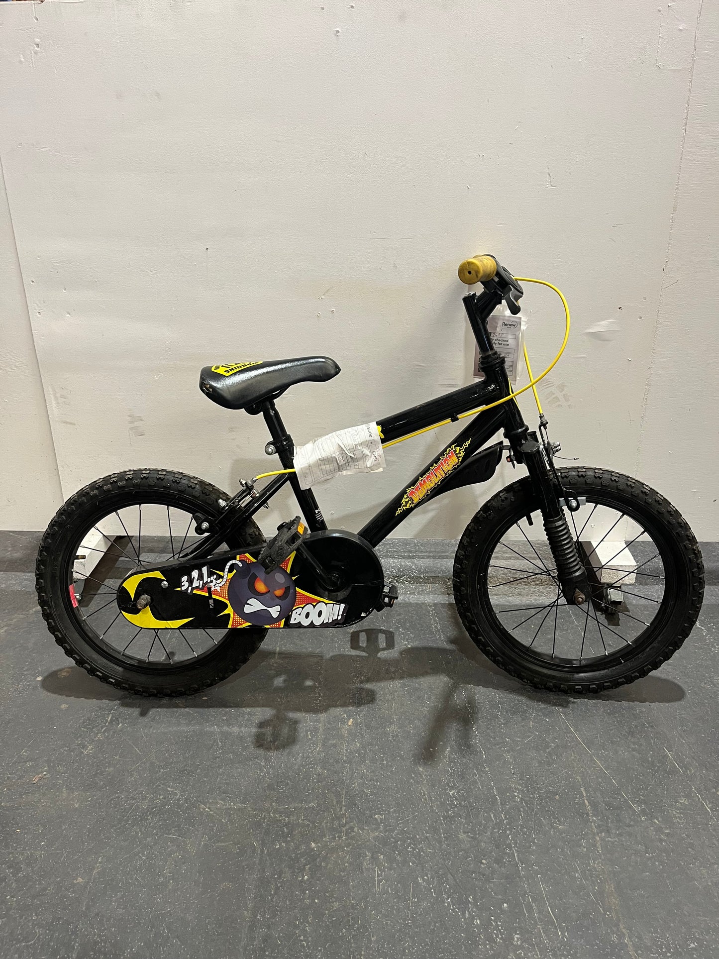 Demolition Black 16” Children’s Bike (Pre-Loved)