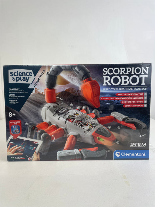 Clementoni 61547 Science & Play-Mecha Scorpion-Robot (New)