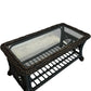 PE Rattan Garden Coffee Table Glass Top Lower Shelf Patio (Pre-Loved)