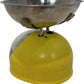 Vintage Retro Yellow Steel Mechanical Kitchen Scale 5kg Capacity (Pre-Loved)