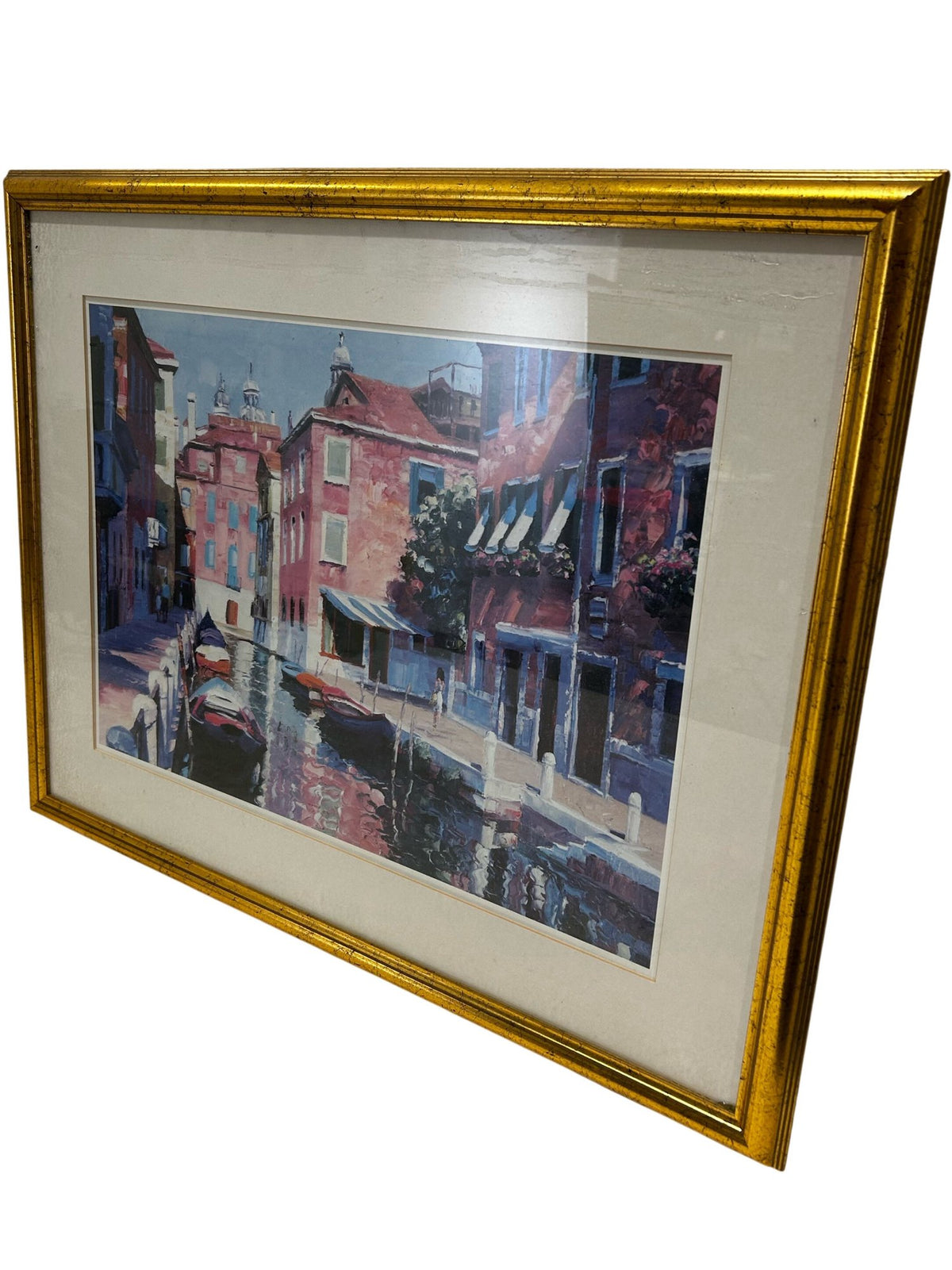 Jones Fine Art Venetian Canal Framed Artwork (Pre-Loved)