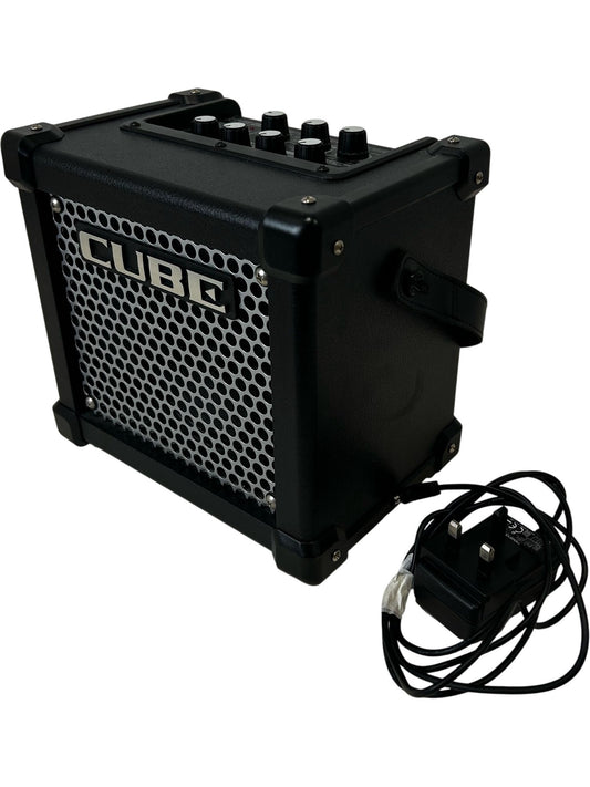 Roland MICRO CUBE GX Portable Modelling Guitar Practice Amp Black (Pre-Loved)
