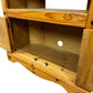 Rustic Pine Corner TV Stand with 2 Door Cupboard & Open Shelf (Pre-Loved)