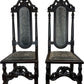 Antique Ornate Wooden Chairs Set with Upholstered Backrest (Pre-Loved)