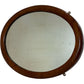 Vintage Wooden Oval Retro Mirror (Pre-Loved)
