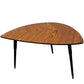 Retro Style Triangular Coffee Table Black Tapered Legs (Pre-Loved)
