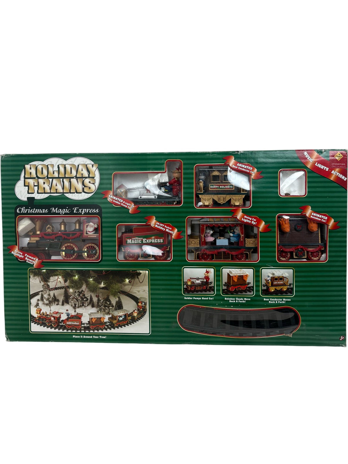 Holiday Trains Christmas Magic Express Toy Train Set