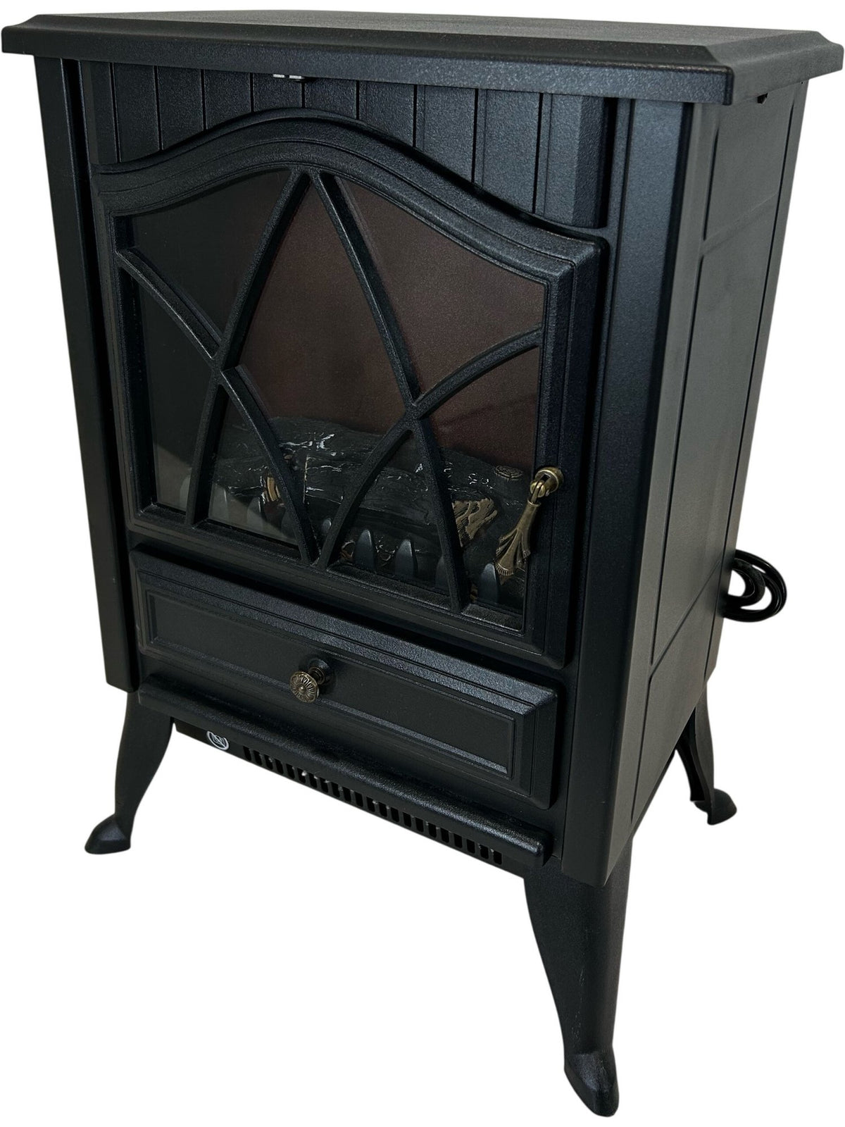 Blaupunkt 359793 1850W Log Effect Electric Stove Heater Black (Pre-Loved)
