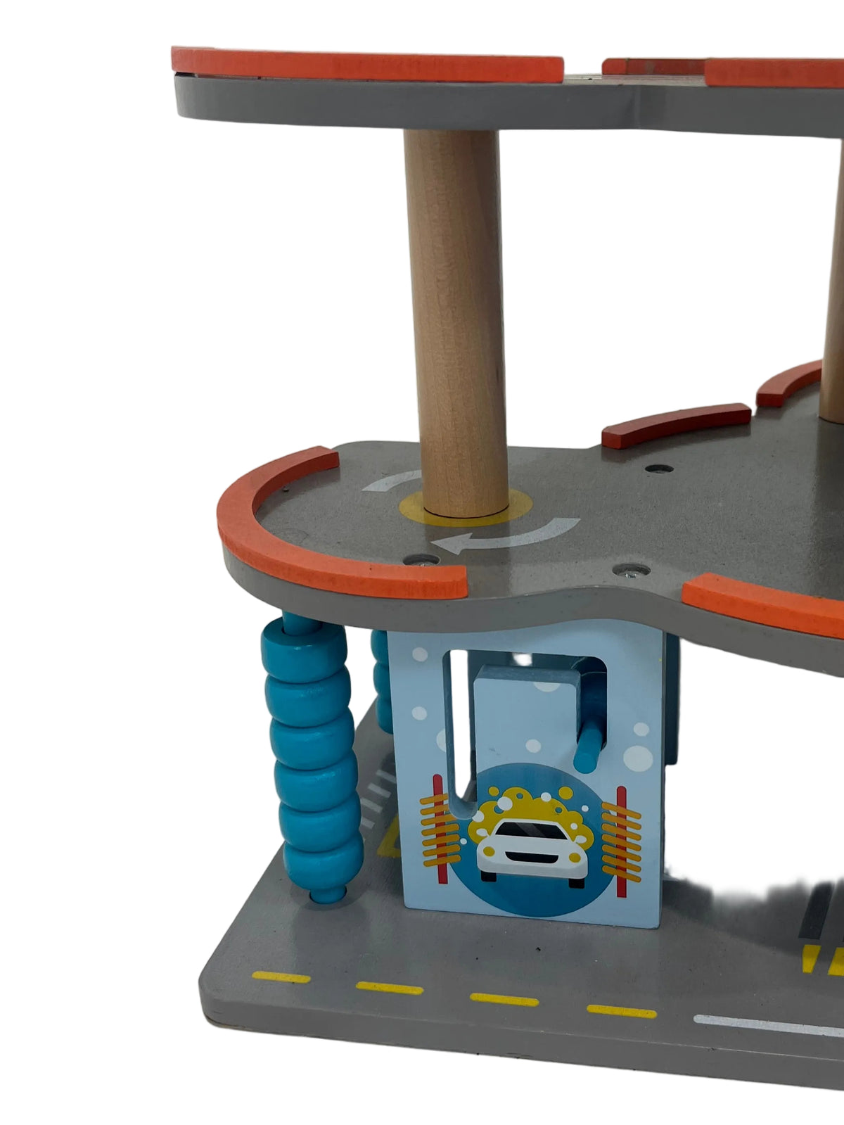 Wooden Multi-Level Car Park Play Set (Pre-Loved)