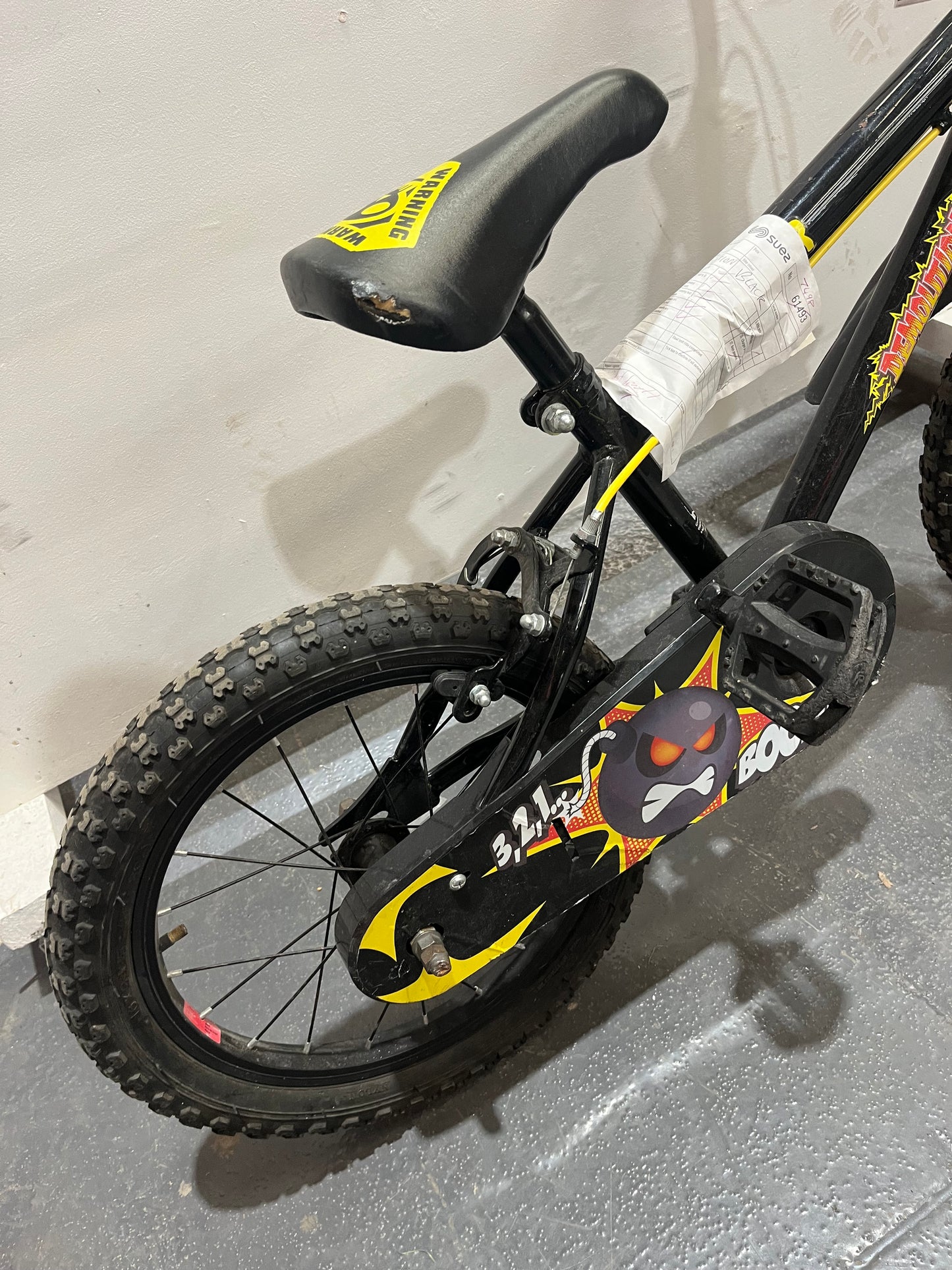 Demolition Black 16” Children’s Bike (Pre-Loved)