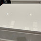 Elona Made White Bedside Tables With Silver Hairpin Legs (Pre-Loved)