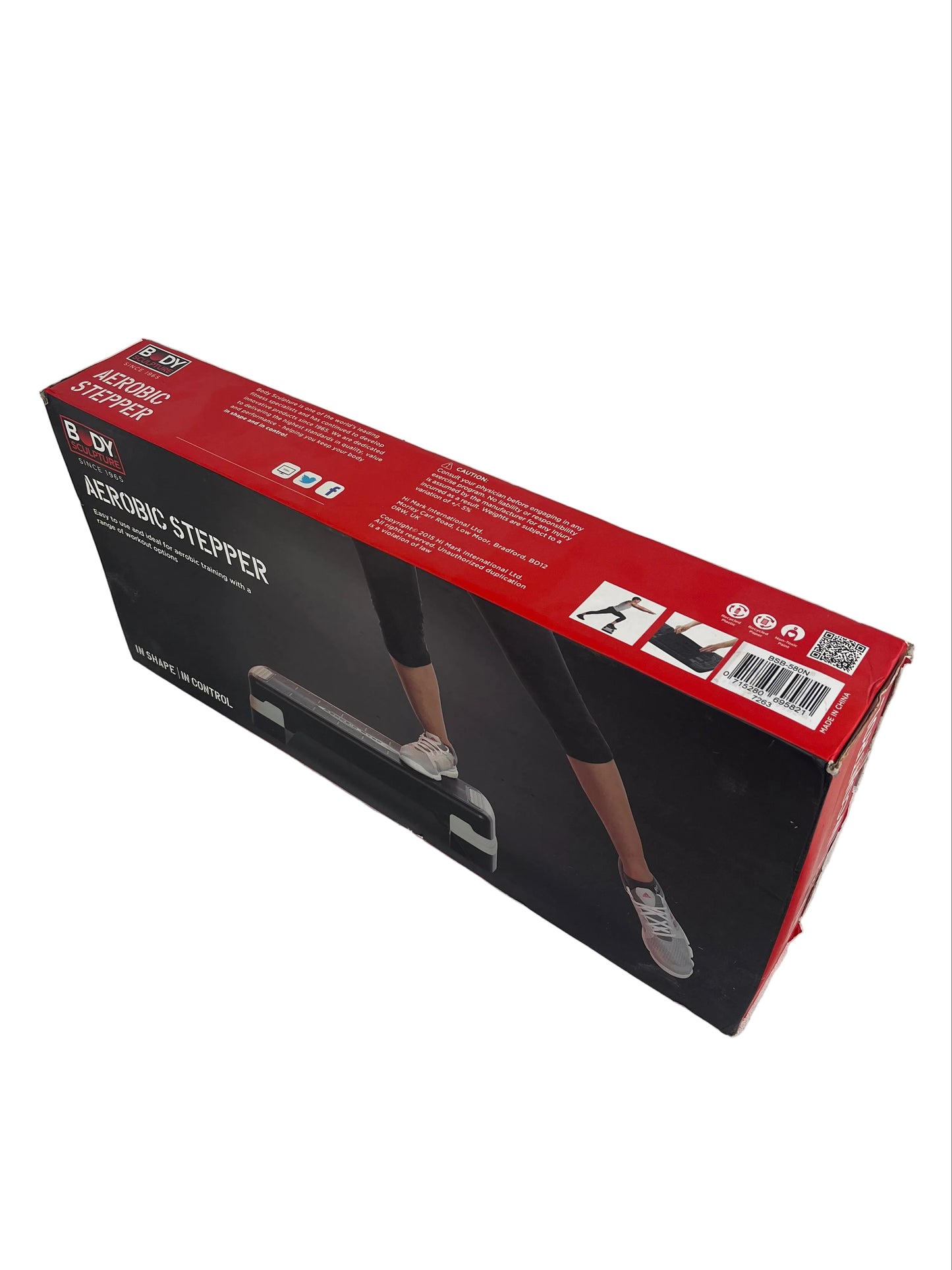 Black Exercise Aerobic Stepper (Pre-Loved)