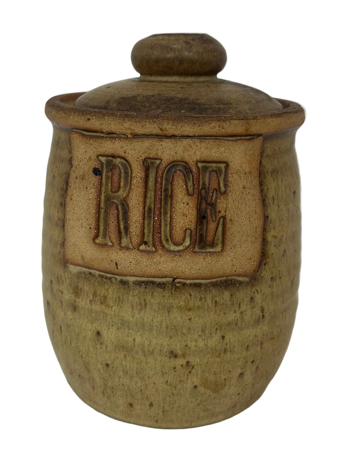 Vintage Stoneware Rice Jar (Pre-Loved)